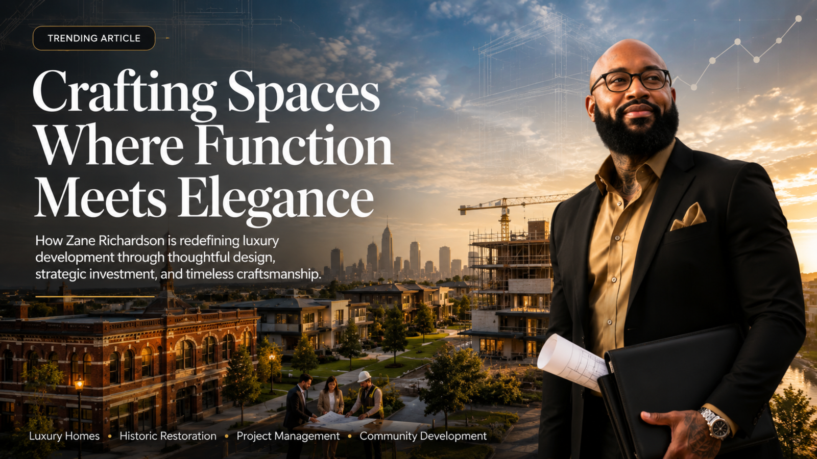 Zane Richardson featured in article on luxury development, strategic investment, thoughtful design and timeless craftsmanship